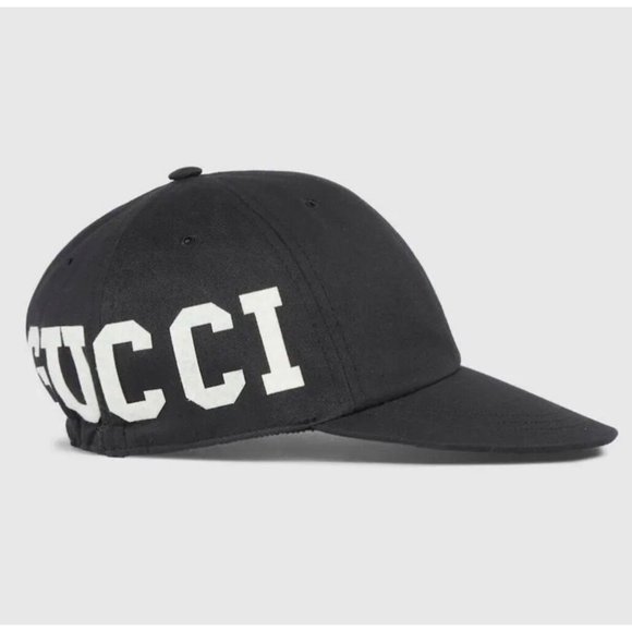 Gucci Men’s Patch 25 Baseball Cap Hat Black M  751400 - Picture 2 of 14